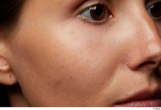 HD Face Skin Vanessa Angel cheek face nose skin pores…